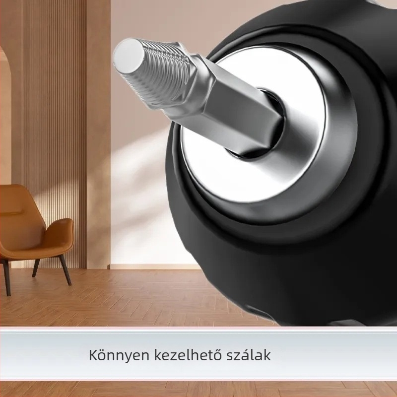 Kétvégű csavarmentő, törött csavarok kinyerésére, S2 gyorsacél, szétszerelési eszköz, háztartási használatra