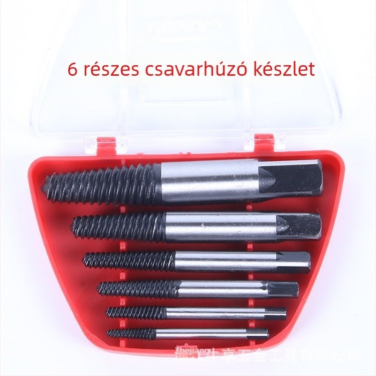 Törött csavar eltávolító készlet – 5/6 darabos készlet, háztartási használatra készült szerszámkészlet