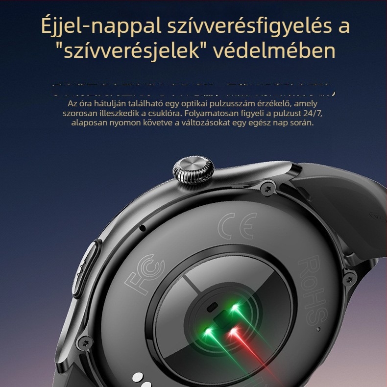 Jianwei okosóra – Szívritmus-mérés, vérnyomás-mérés, vér oxigénszintjének mérése; alváskövetés, lépésszámláló