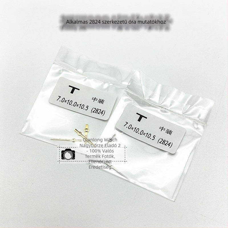 Férfi karóra mutatóinak készlete, kompatibil a 2824-es mozgatóval – óra-, perc- és másodpercmutatók