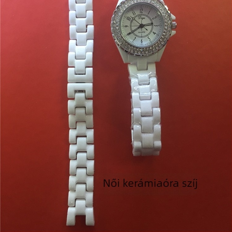 Kerámia óraszíj, Digu márka; eredet: Guangzhou; szezon: 2024 tél; niche stílus; stílus besorolás: személyes divat
