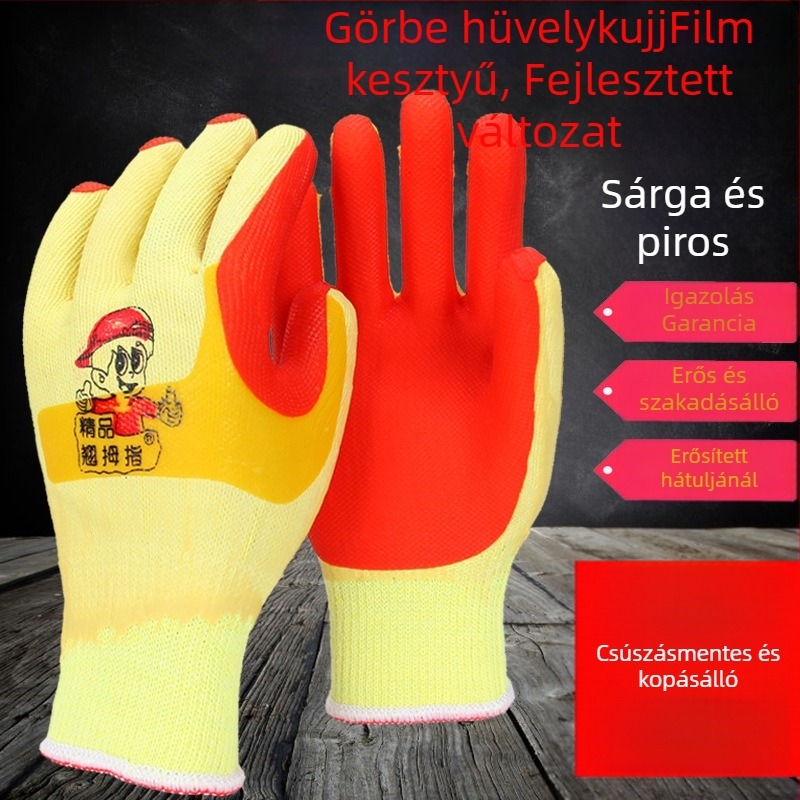 Thumb Up védőmunkakesztyűk – kopásálló, csúszásmentes és szúrásálló