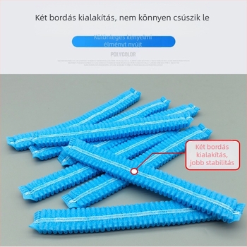 Egyszer használatos hajháló sapka légáteresztő nyílásokkal, por- és olajfüggő védelem, hajhullás megelőzése, konyha- és gyári környezethez