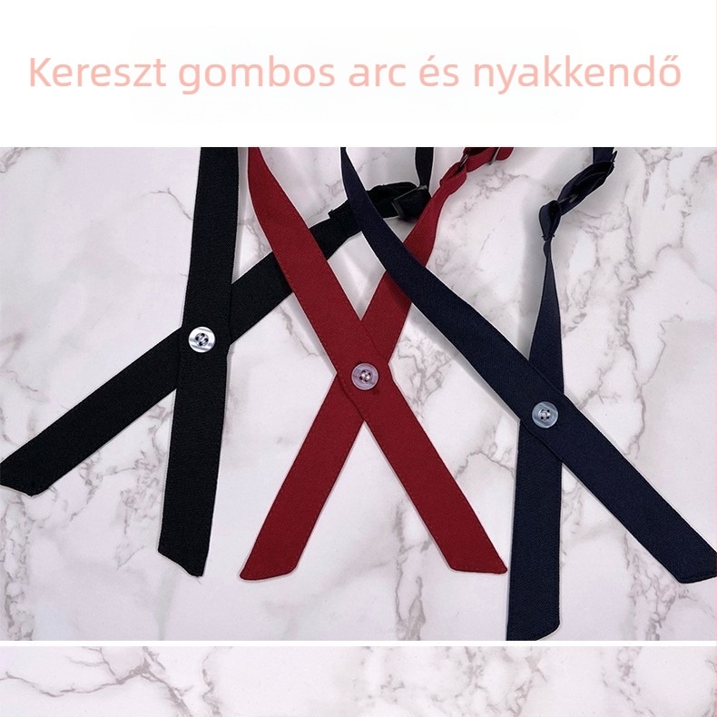 Csokornyakkendő, lapos fejű, uniszex, stílus főiskola; poliészter; gyerekeknek