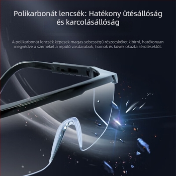 Védő szemüveg SG-71003, márka Bds/shield, PC anyag, ütésálló