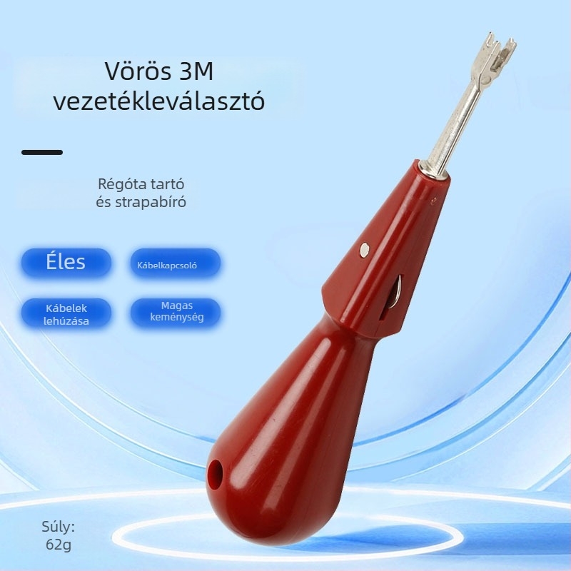 Kábelcrimpelő és vezetéklyukasztó eszköz hálózati modulokhoz, 3M SID, Belconn típus, ABS és szerszámacél szerkezet, tömege 62 g