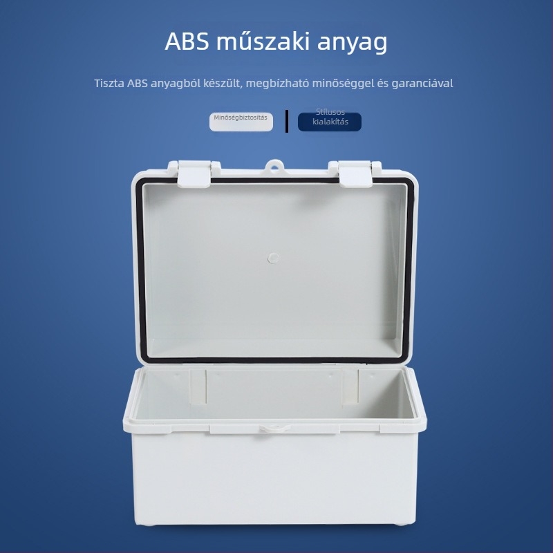 Wochang Átlátszó vízálló kötődoboz, 150 × 100 × 70 mm, ABS műanyag, magas tömítés