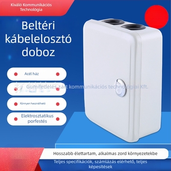 Beltéri kábelelosztó doboz telefonkábelekhez, 10, 20, 30, 50 és 100 pár