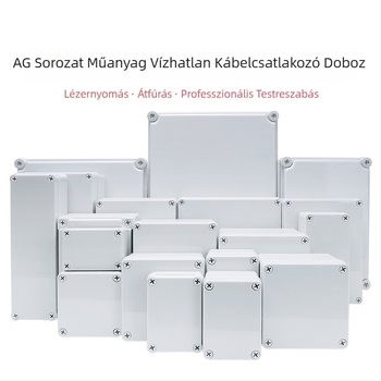 Műanyag vízálló csatlakozó doboz IP67 elektromos műszerekhez