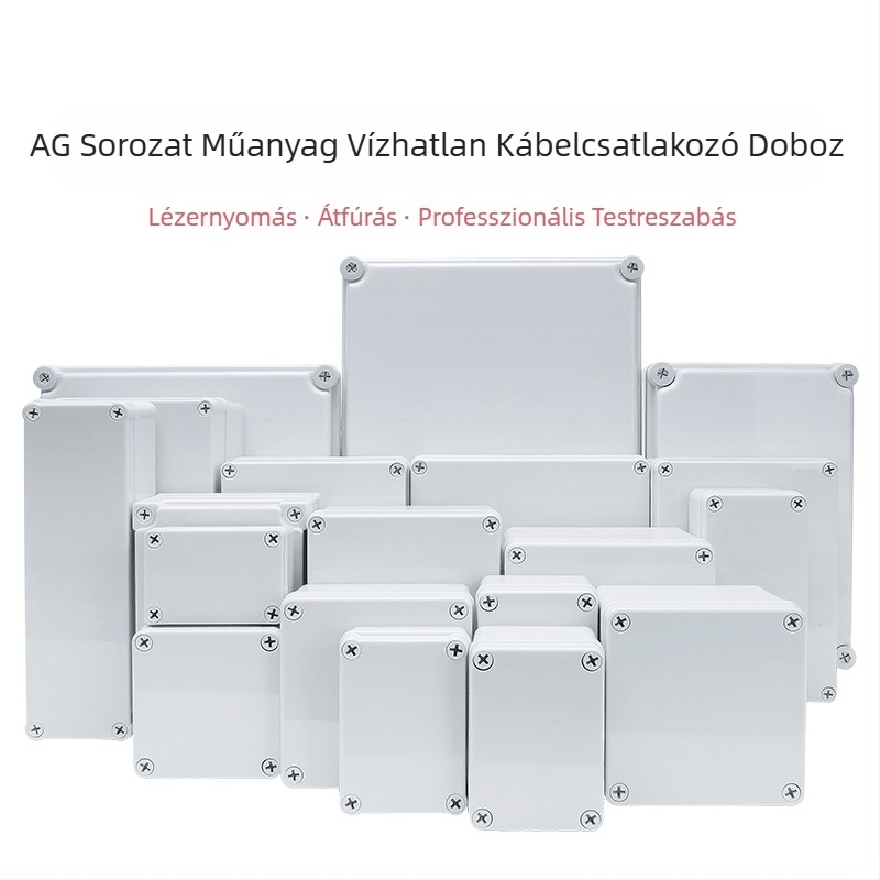 Műanyag vízálló csatlakozó doboz IP67 elektromos műszerekhez