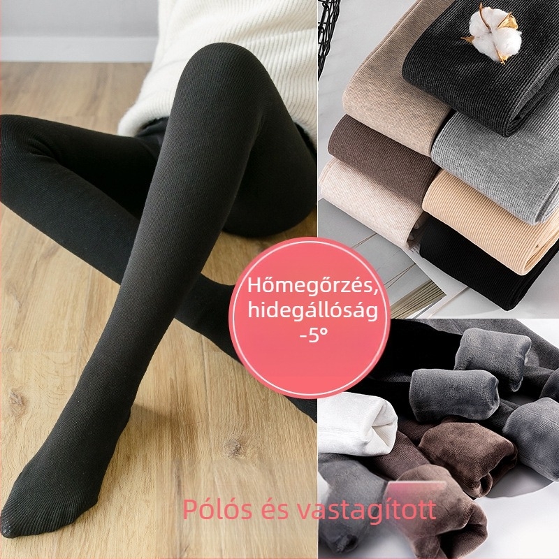 Kismama leggings hasi támasztással, 90% pamut és elasztán, fleece belső bélés, vastag téli modell, magas derekú, teljes hosszú