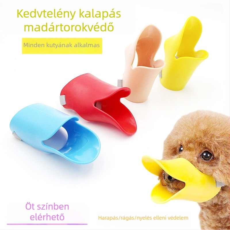 Kutyák számára duckbill szájvédő, műanyagból, 100 darabos csomag, CY Márka