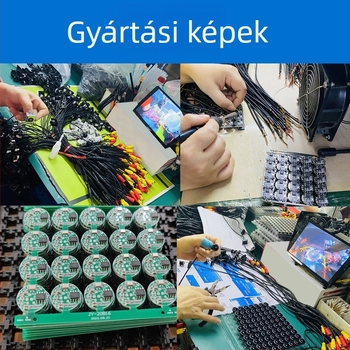 HD 4 LED-es hátsó tolató kamera európai rendszámkerettel