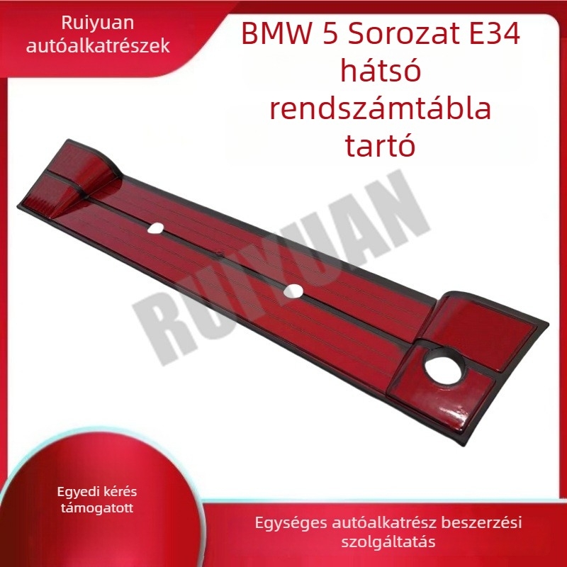 BMW 5-ös sorozat E34 hátsó rendszám-tartó, modell 82129401095