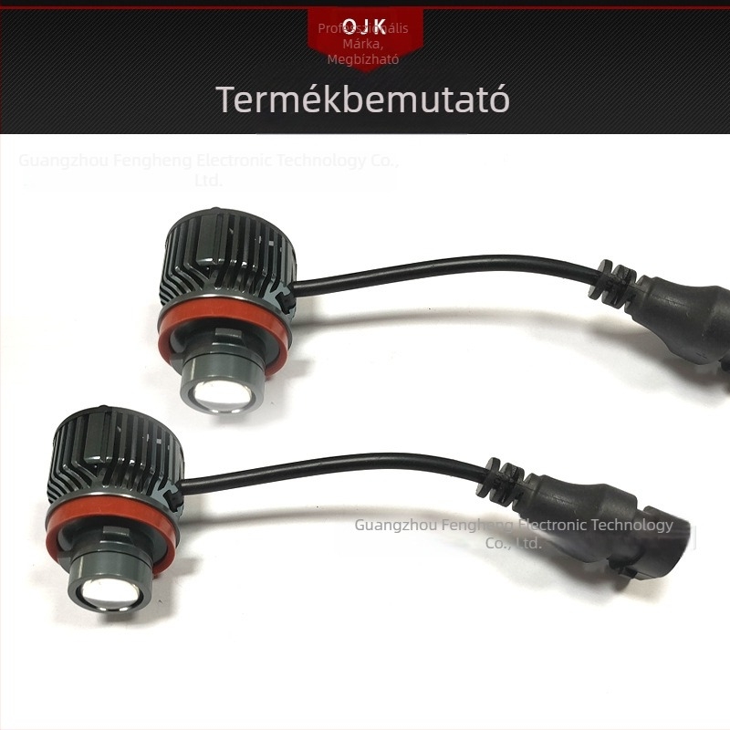12V-os LED ködlámpa autóhoz, lencsével, kompatibilis 9006/9005, első ködlámpa H8/H11, 6500K, 20W