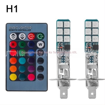 LED ködlámpa, modell 880-5050-12LED, 12V, 5050 LED-ek, 6000K, élettartam 50000 óra