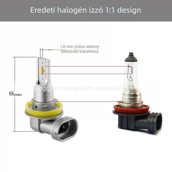 LED ködlámpa 1860, univerzális, 30W, 10-30V, 1300lm