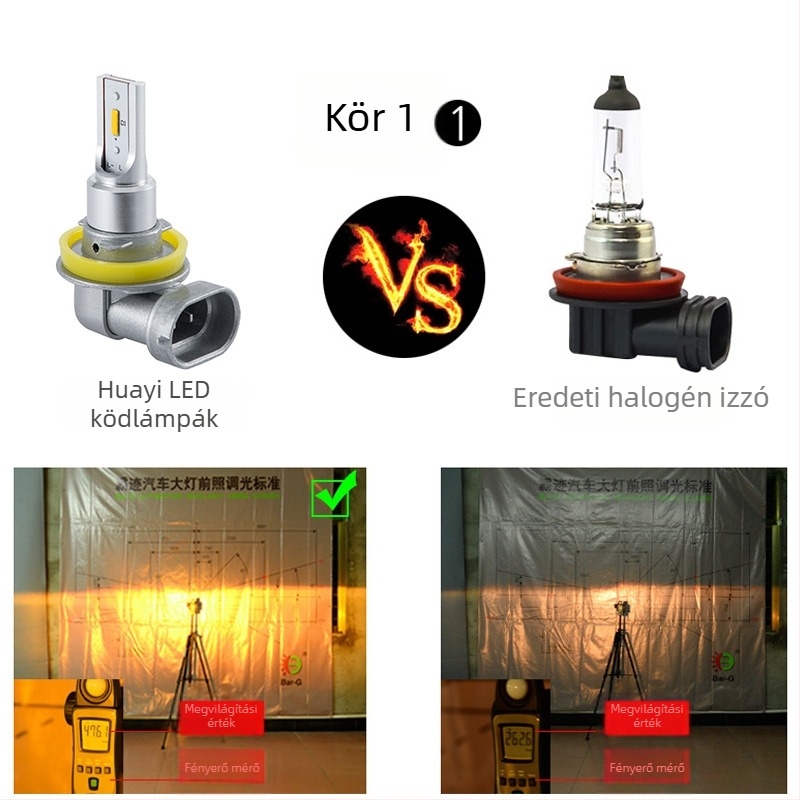 LED ködlámpa 1860, univerzális, 30W, 10-30V, 1300lm