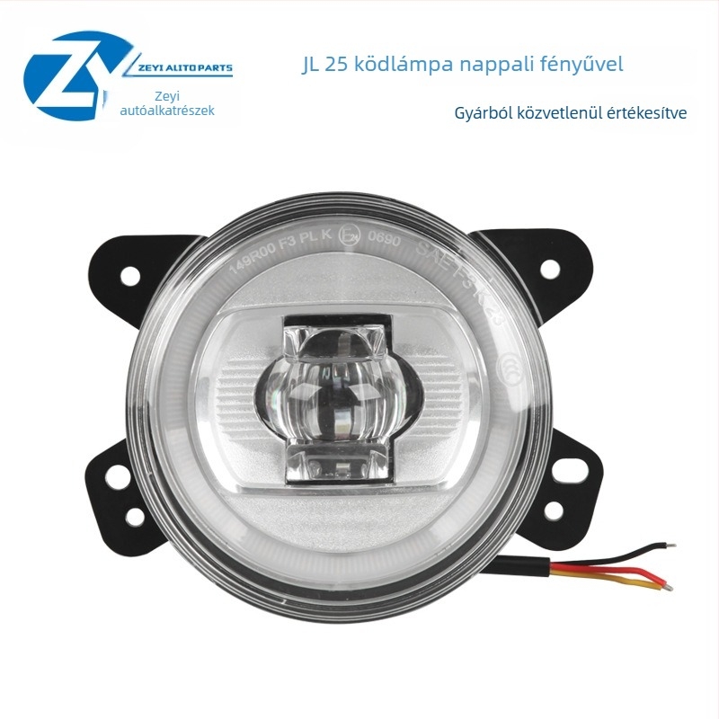 LED első ködfényszóró DRL-nel Jeep Wrangler JL/JT-hez (12V, 12W) Modell 68667441AA