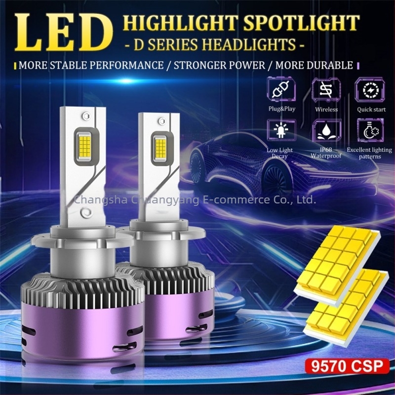 Univerzális LED fényszóró autókhoz: ködlámpa és távoli/közeli fény, 60W, 12V, IP67, 50 000 óra élettartam