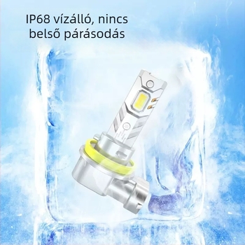 Z6 autó LED fényszóró integrált LED-del, mini Plug-In H1/H7/H11/H4, 6000K, 60W, IP68, 6000 lm