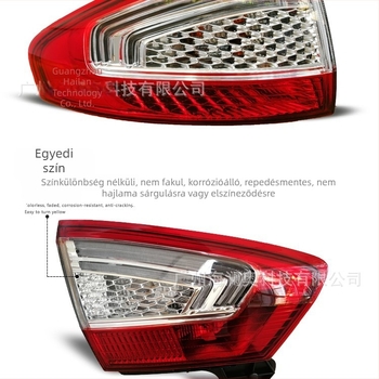 LED hátsó lámpa Ford Mondeo 2011–2012-hez ködfénnyel és féklámpával, ABS, 12V, 45W, 4500 lm