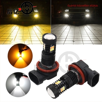 LED ködfényszóró H11/H8, 32W, 12V, 6000K, SMD