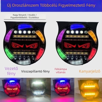 HN-675 LED hátsó ködlámpa teherautókhoz, 24V