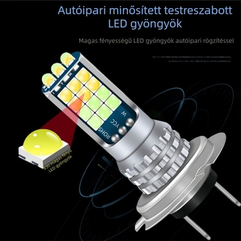 H7 LED első ködlámpa (8W, 12-24V, 900lm, 3000-6000K)