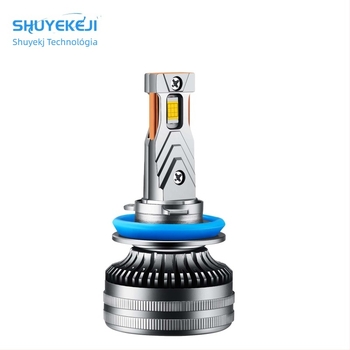 Autó LED fényszóró kettős rézcsővel, 60W, 12000LM, IP68, 12-24V