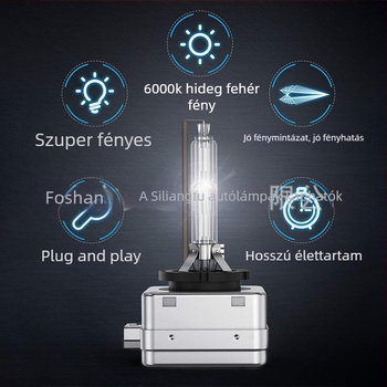 Autó HID Xenon izzók D1S D2S D3S D4S D5S D8S, 35W, 12V, 8000 lm