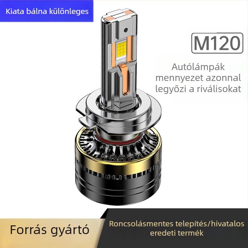 Whale Special LED autófényszórók, M120 modell, univerzális, integrált LED világítás H7/H4/H1/H11/9005