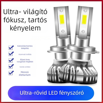 HB-TM-03 autó LED fényszóró – 24W, 12V, IP68, 8000+ lm