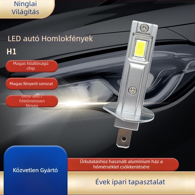 H1/H3 LED autó fényszóróizzók, inline csatlakozással, Ning Lai, testreszabható, a fényszórókhoz és ködfényszórókhoz