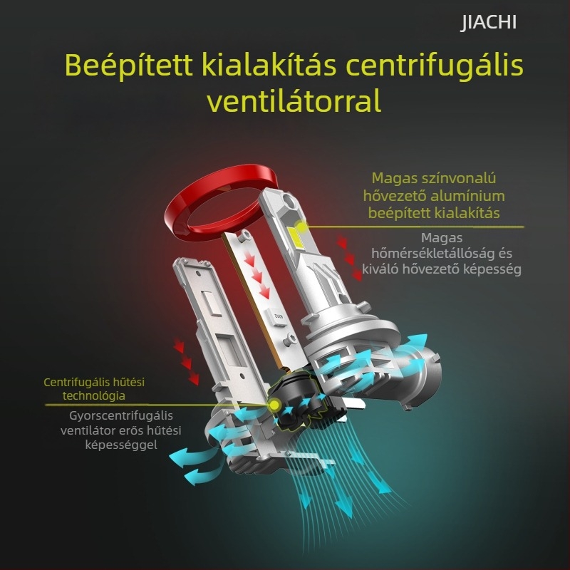 H1 LED autófényszóró - közvetlen plug-in telepítés, 16W, 12V, 3600lm/pár