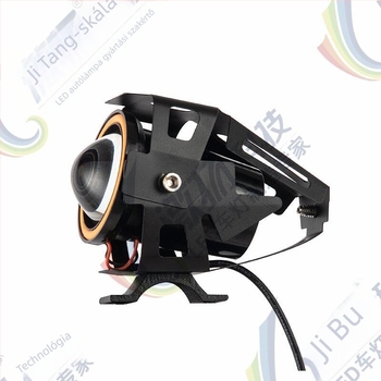 Motorkerékpár LED-fényszóró külső lencsével – Modell U7, 8W, 12-80V, 1000LM, IP67
