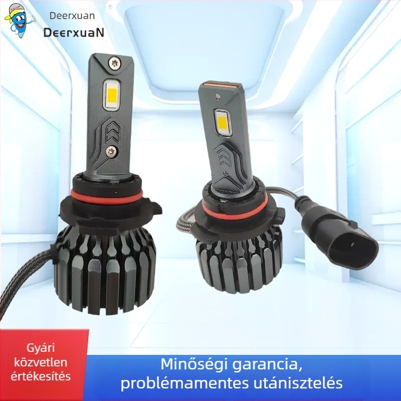A8 LED autó fényszóró, 48W, 12V/24V, LED fényforrás, nagy fényerő
