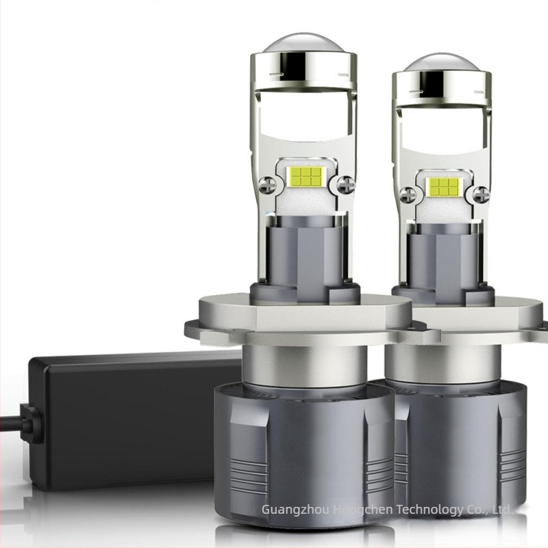 A80LED autófényszóró kettős fókuszú lencsével H4/H7/H11, 120W, 29000lm, 12V, IP68, 50000h