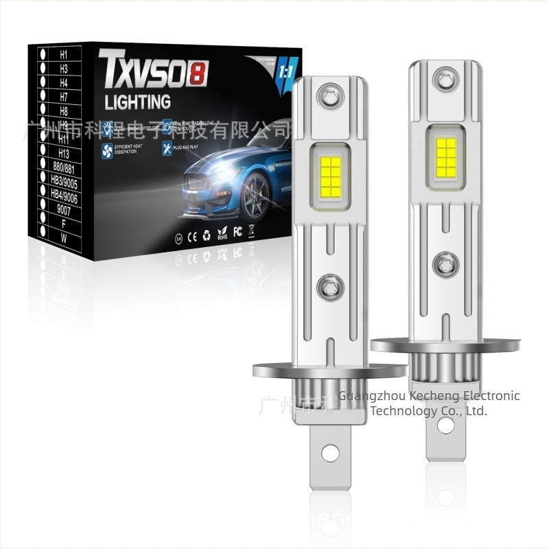 H1 LED autó fényszóró - 10W, 12V, 1200 lm, IP65