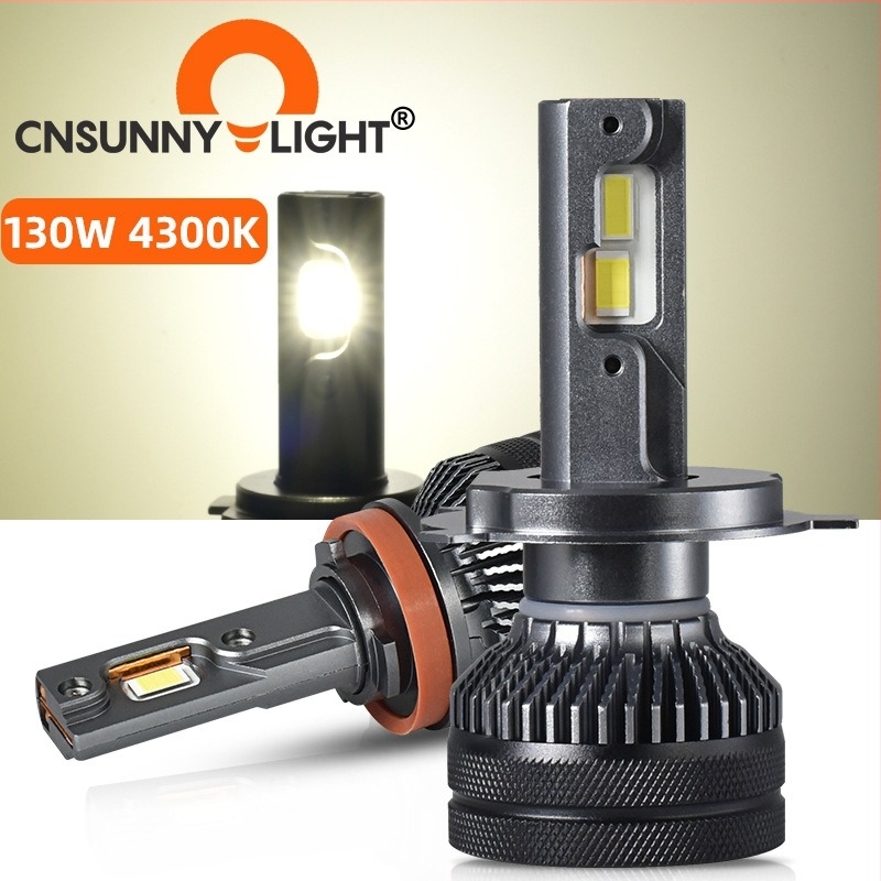 K5C/K6C autó LED fényszórók, 65W, 4300K melegfehér, H4/H7 LED világítás