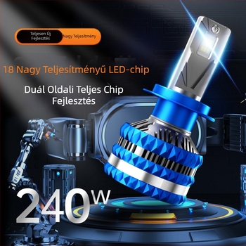 S15 autó LED fényszóró - 240W, 9-36V, 48 000 lm, IP68