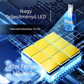 S15 autó LED fényszóró - 240W, 9-36V, 48 000 lm, IP68