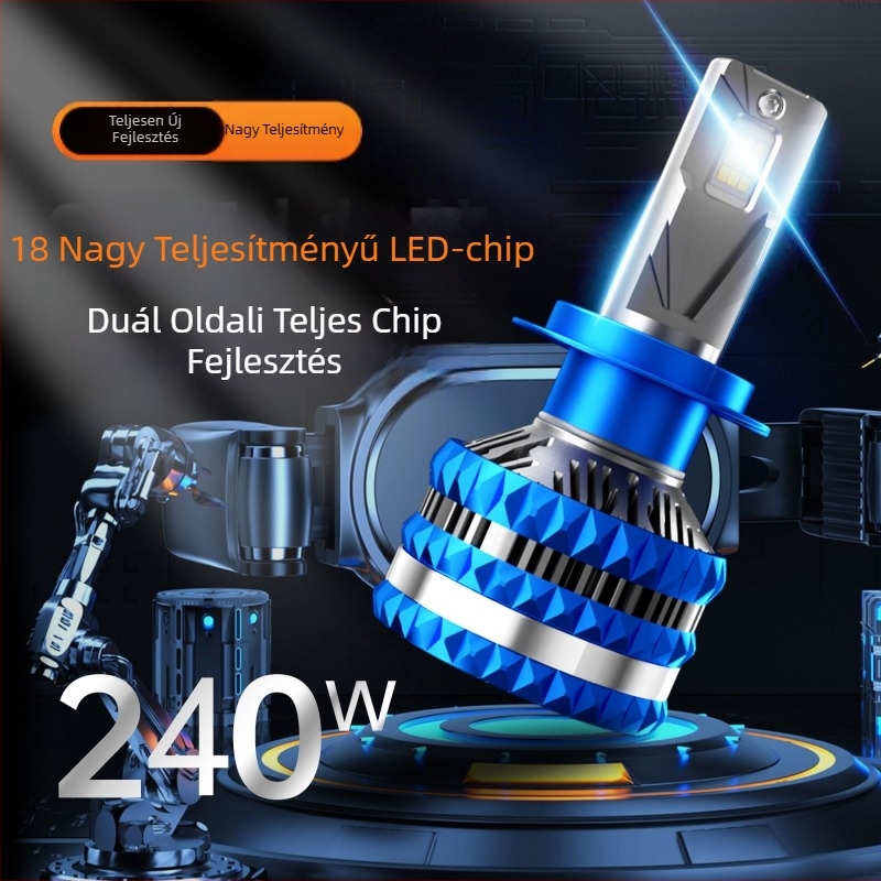 S15 autó LED fényszóró - 240W, 9-36V, 48 000 lm, IP68