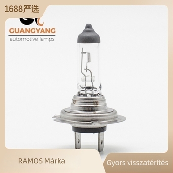 Ramos H7 Autó Halogén Fényszóró Lámpa, 55W, 12V, 1500lm, 500h