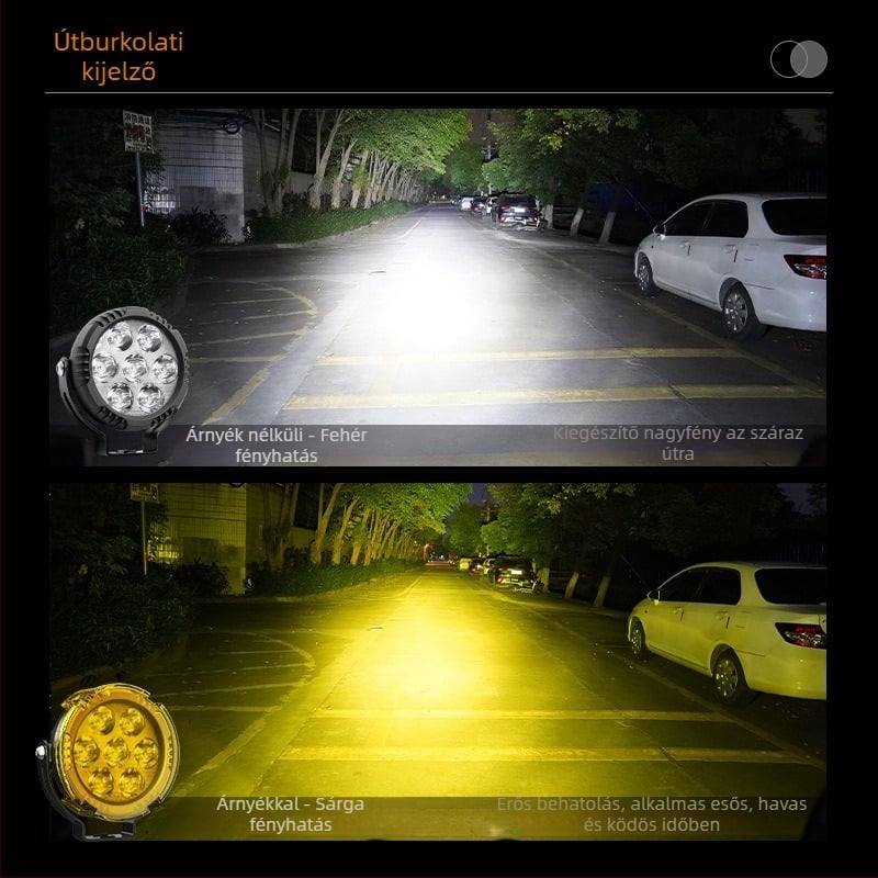 LED off-road reflektor, 7-LED, 60W, 3500 lm, 12-80V, IP67