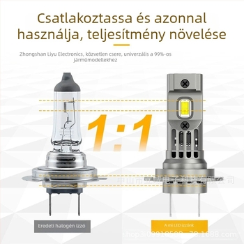 Autó LED fényszóró H7 (22W, 12V, 4000 lm, IP65, Univerzális kompatibilitás)