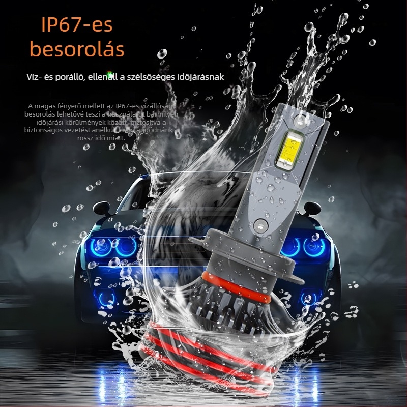 M8 Pro autó LED fényszóró integrált magas/alsó fényerővel, 60W/120W, 24V, IP67, 50000 óra élettartam