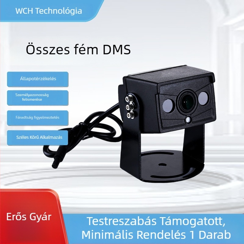 DMS-irányítású tolató kamera járművekhez, 12V, 5.0 MP, analóg/HD/AHD jel, állítható 70° vízszintes / 50° függőleges, kompatibil minden modellhez