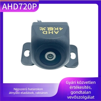 Autó hátsó kamera, AHD 720P, tükörkép, 12V, 140° látószög