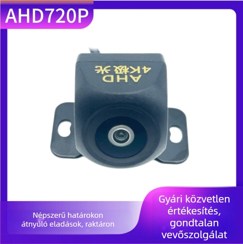 Autó hátsó kamera, AHD 720P, tükörkép, 12V, 140° látószög